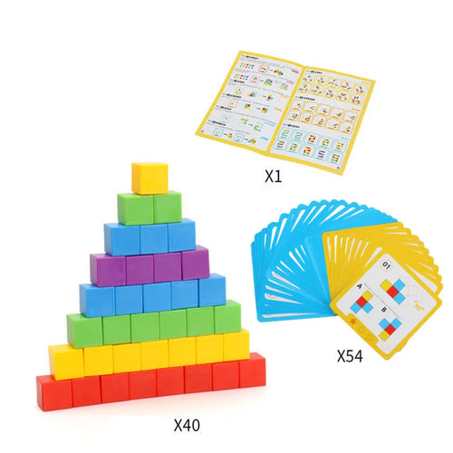 Magic Block Puzzle Montessori Toy