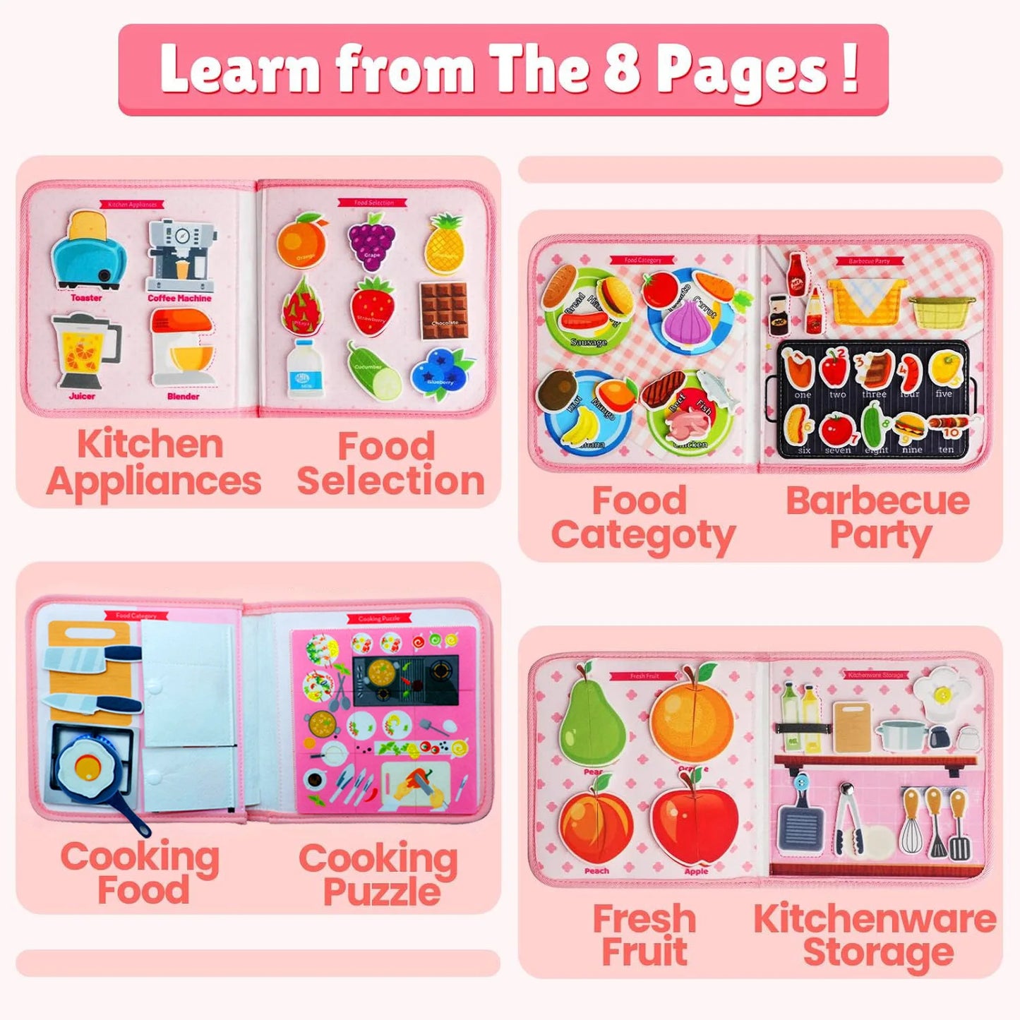 Busy Board Montessori Toys - Little Chef in Training