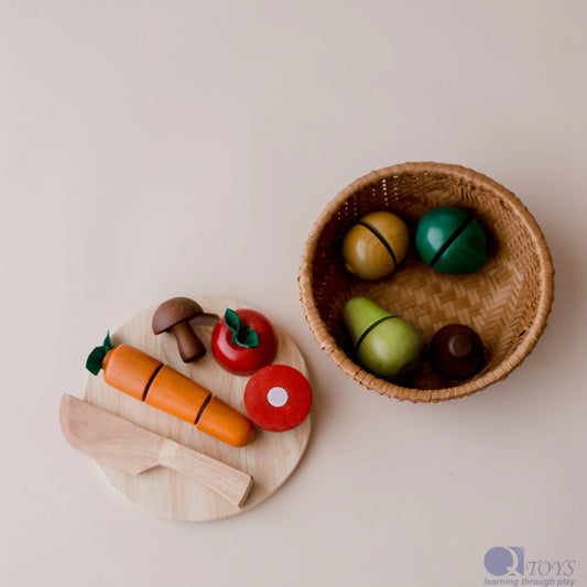 QToys Australia Colour Fruit basket 9 pcs