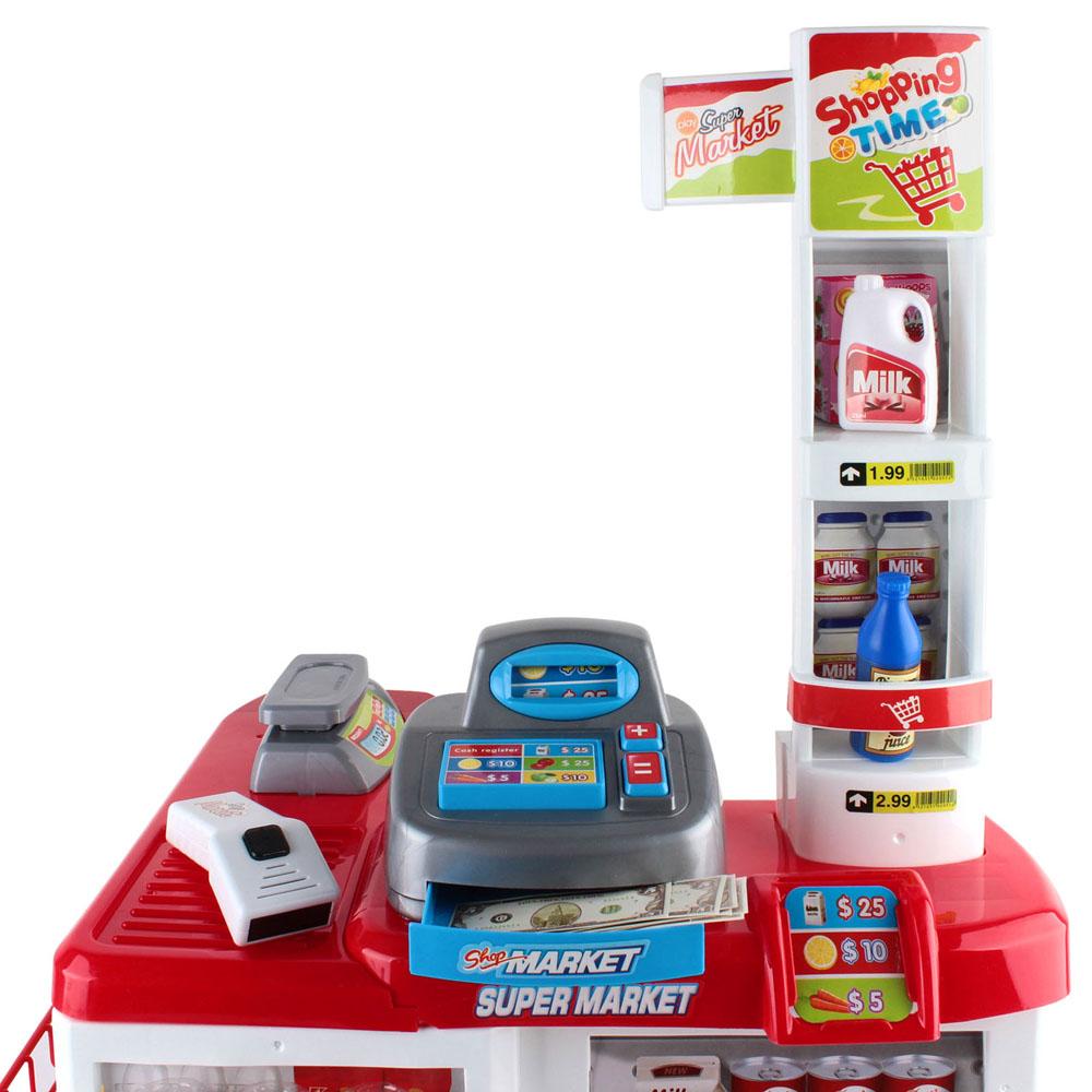 Keezi Kids Supermarket Pretend Role Playset
