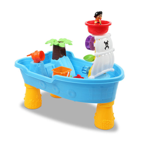 Keezi Kids Sandpit Pretend Play Set Sand Water Table Outdoor Beach Toy