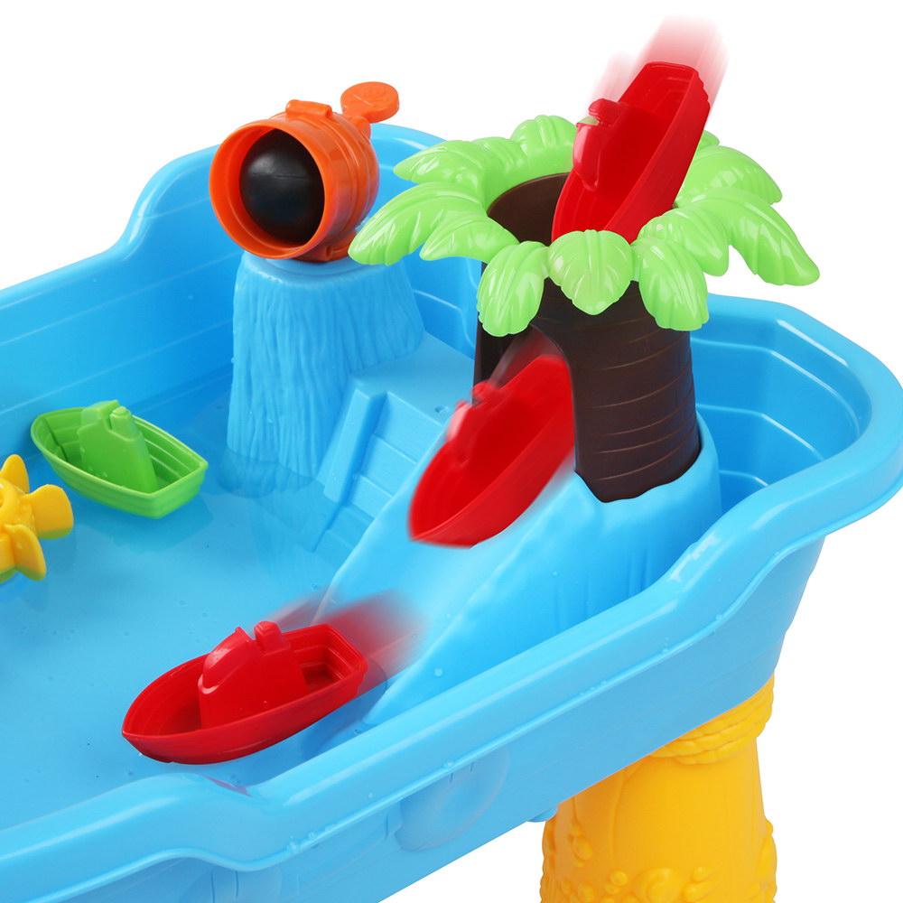 Keezi Kids Sandpit Pretend Play Set Sand Water Table Outdoor Beach Toy