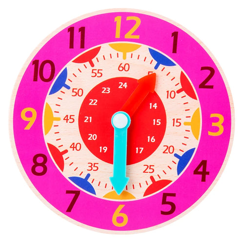 Wooden Clock Toys Montessori Learning
