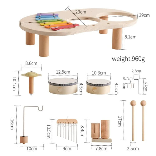 Baby Wooden Afternoon Tea Set Montessori Toys
