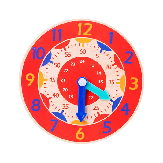 Wooden Clock Toys Montessori Learning