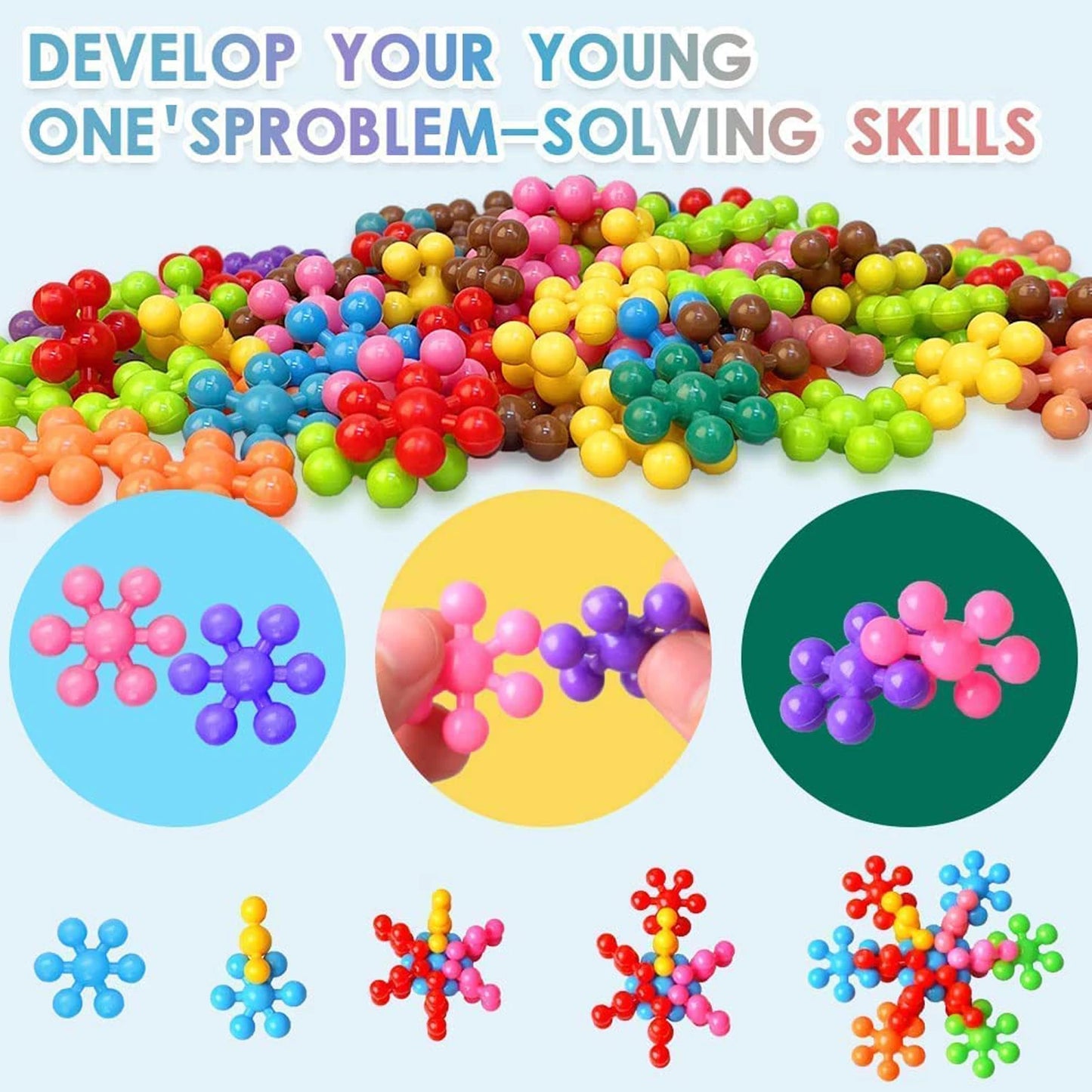 Plum Blossom Building 3D Blocks