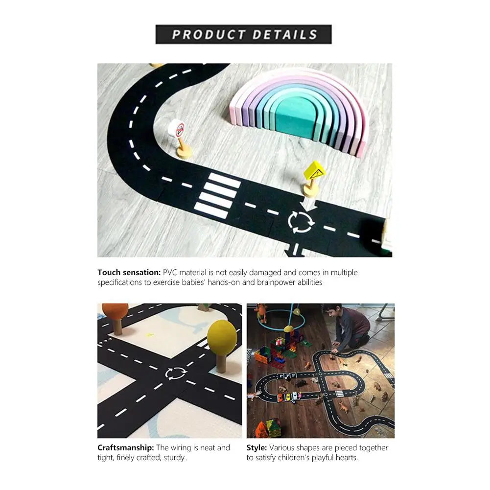 Interlocking Car Track Building Blocks