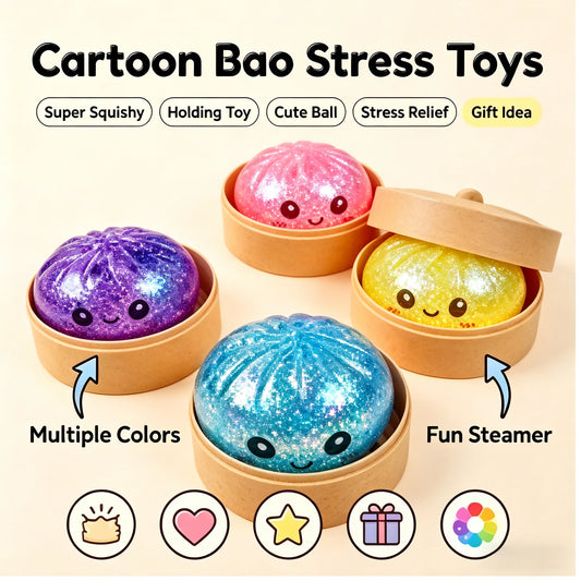 Steamed Bun Squishy Toy
