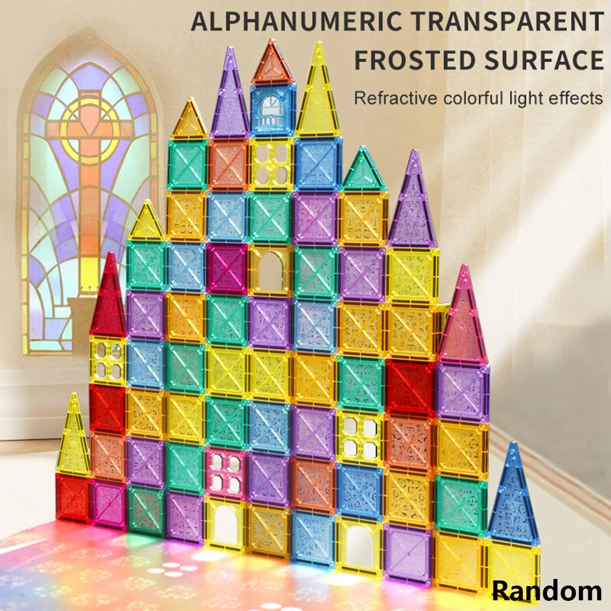 Magnetic Building Blocks Tiles — DIY Creative STEM Toy for Kids
