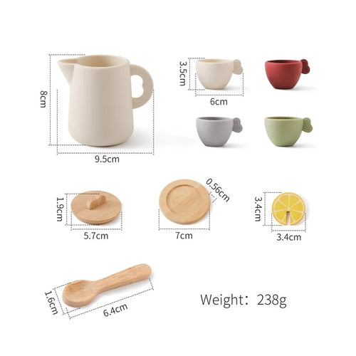 Baby Wooden Afternoon Tea Set Montessori Toys
