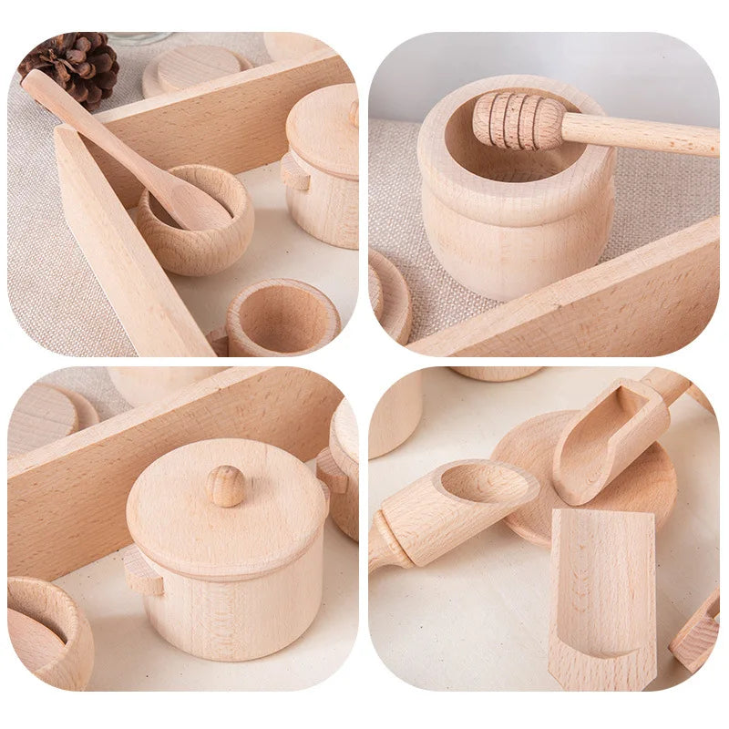 Simulated Kitchen Tea Set Montessori Sensory Toys Set
