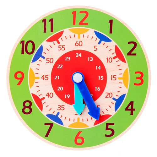 Wooden Clock Toys Montessori Learning