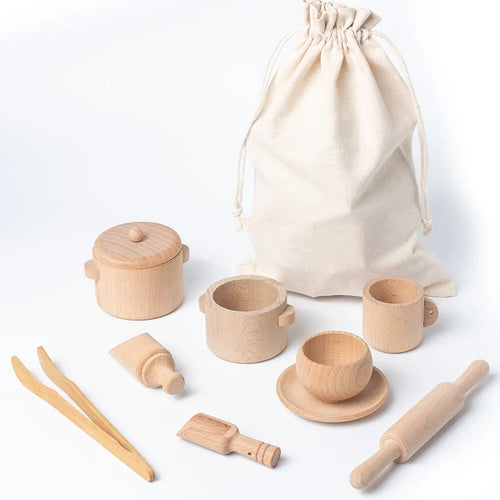 Simulated Kitchen Tea Set Montessori Sensory Toys Set