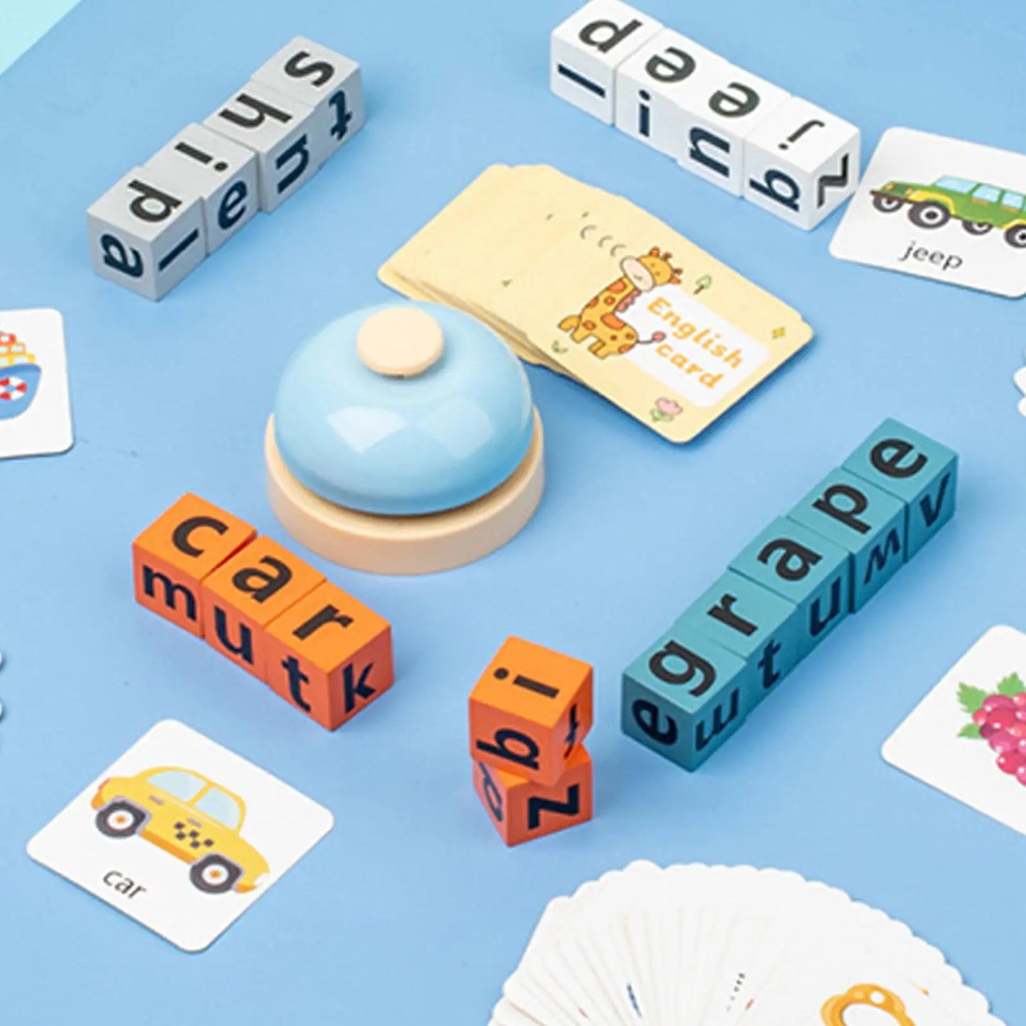 NEW Spelling Words Game Blocks