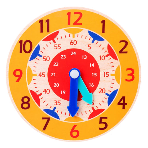 Wooden Clock Toys Montessori Learning