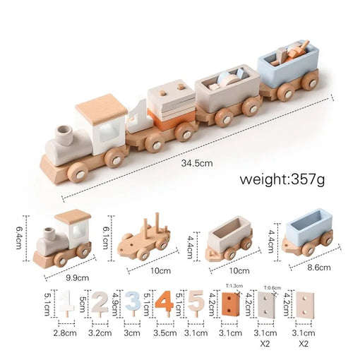 Baby Wooden Afternoon Tea Set Montessori Toys