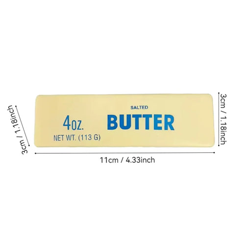 Squishy Elastic Butter Stick Fidget Toy Cheese Shape Stress Relief