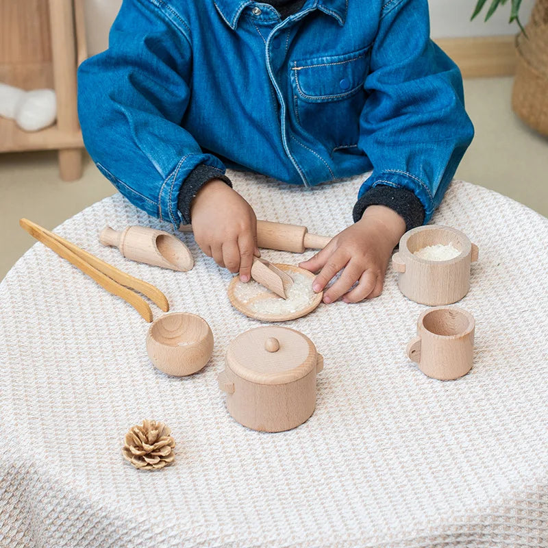 Simulated Kitchen Tea Set Montessori Sensory Toys Set