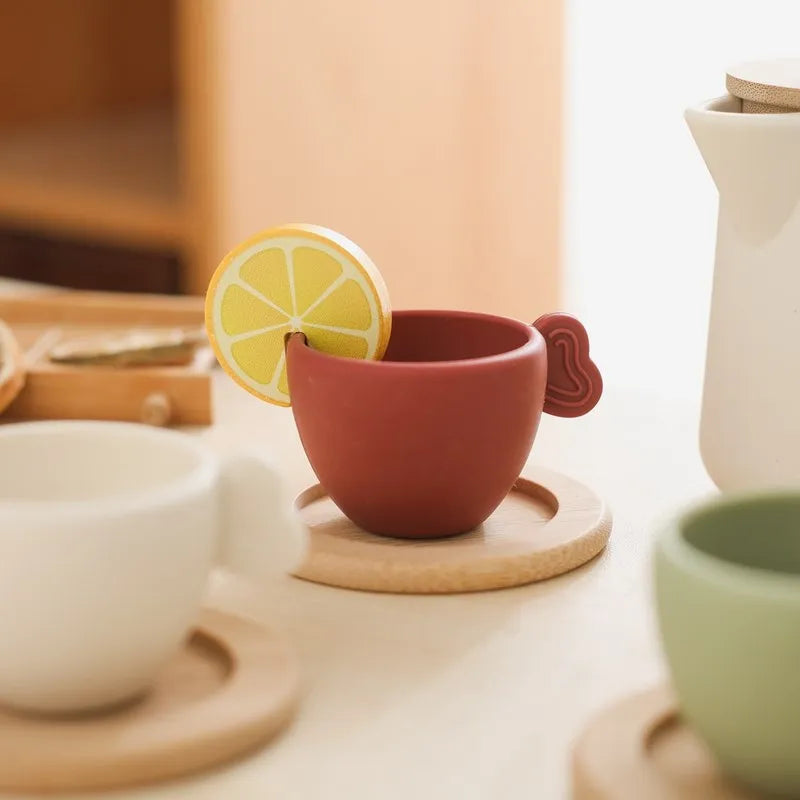 Baby Wooden Afternoon Tea Set Montessori Toys
