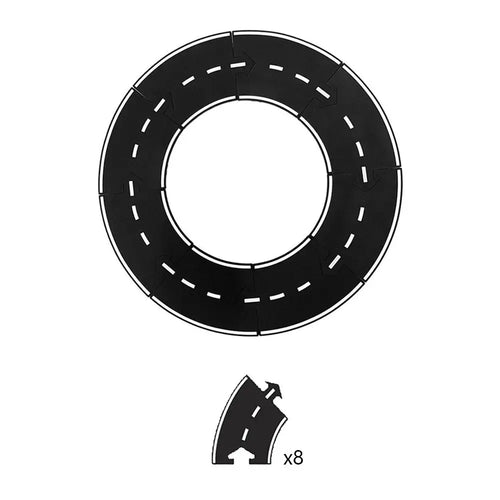 Interlocking Car Track Building Blocks