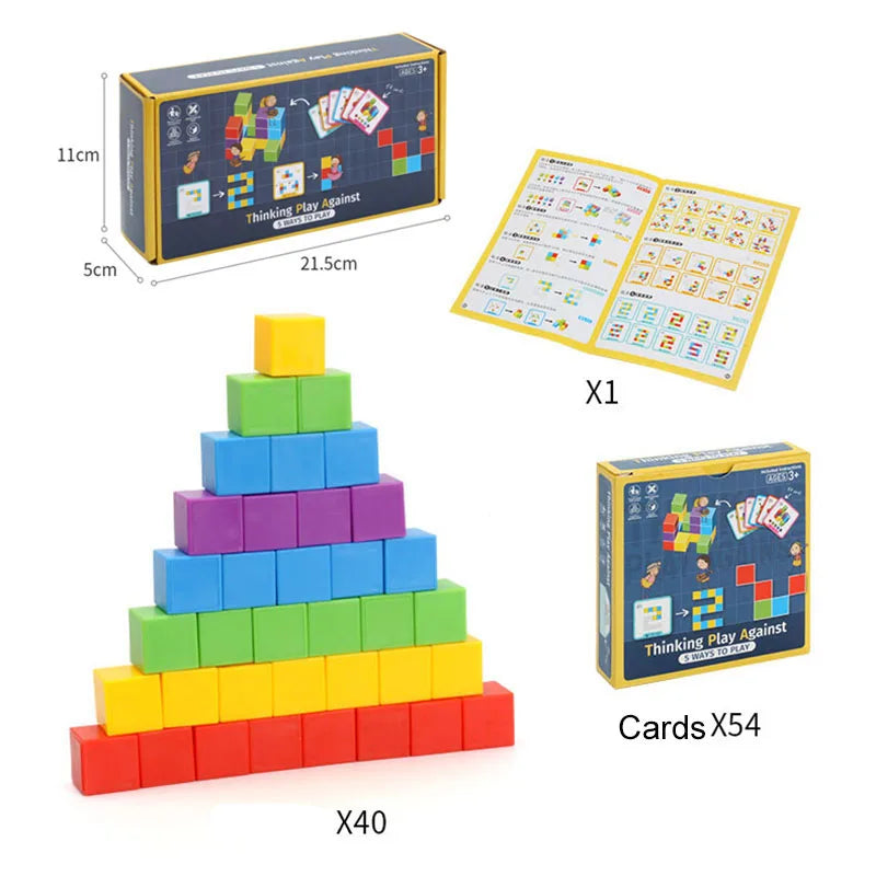 Magic Block Puzzle Montessori Toy