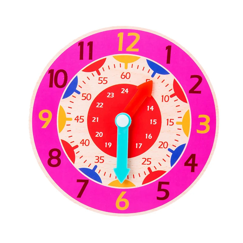 Wooden Clock Toys Montessori Learning