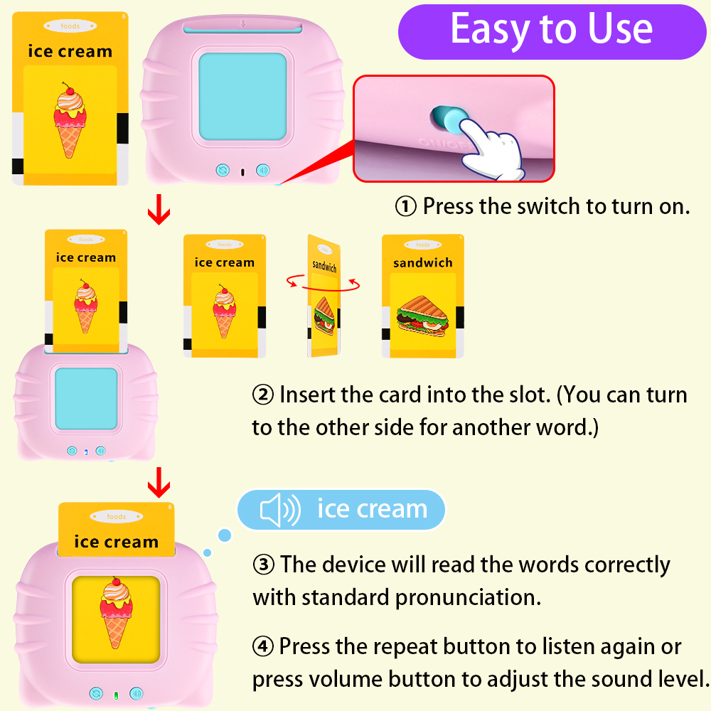 Talking Flash Cards Childhood Early Education