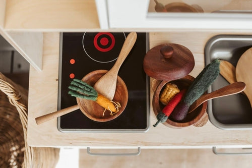 QToys Australia Mahogany Pan &  Pot Set